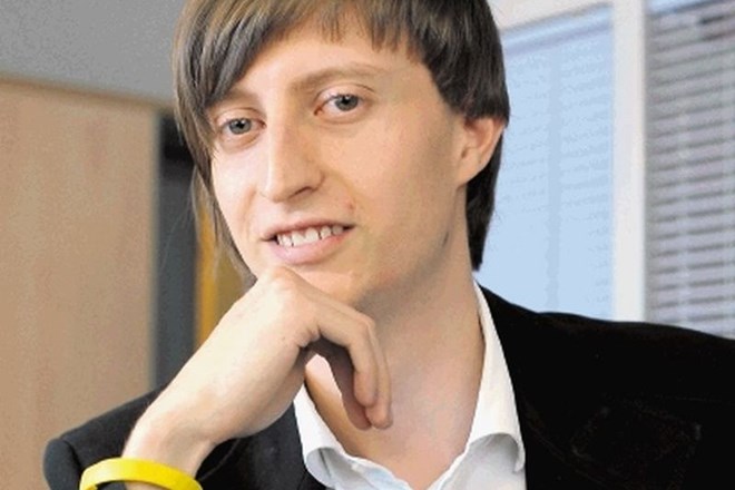 Matija Goljar, študent ekonomije in mladi podjetnik.
