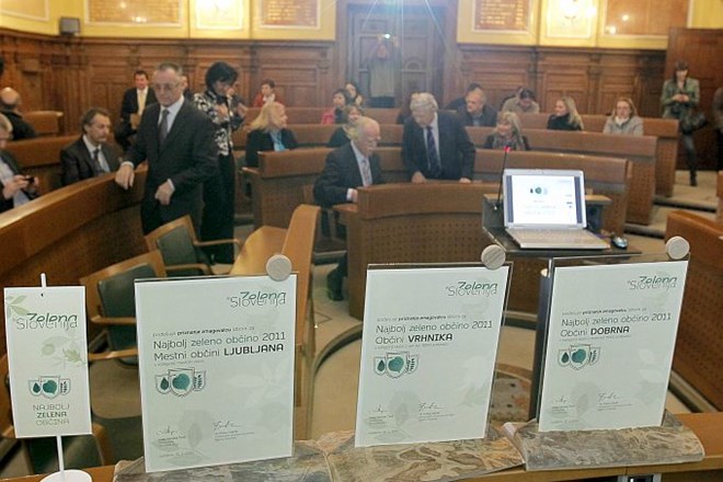 Razglasitev najbolj zelenih občin leta 2011, ki jo pripravlja Fit media pod blagovno znamko Zelena Slovenija v sodelovanju z...