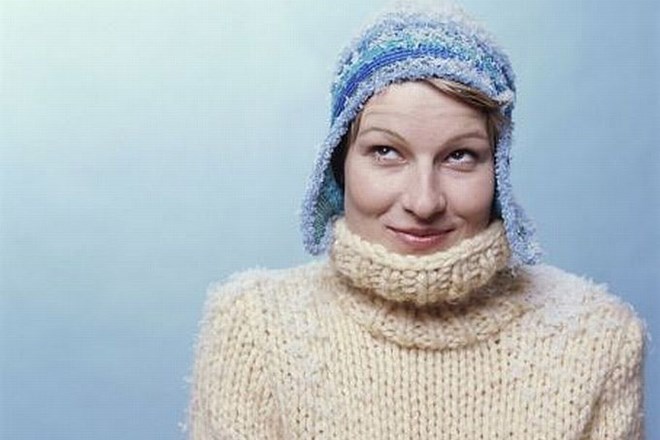 Če vas zebe, ne višajte temperature na termostatu, temveč si oblecite pulover.