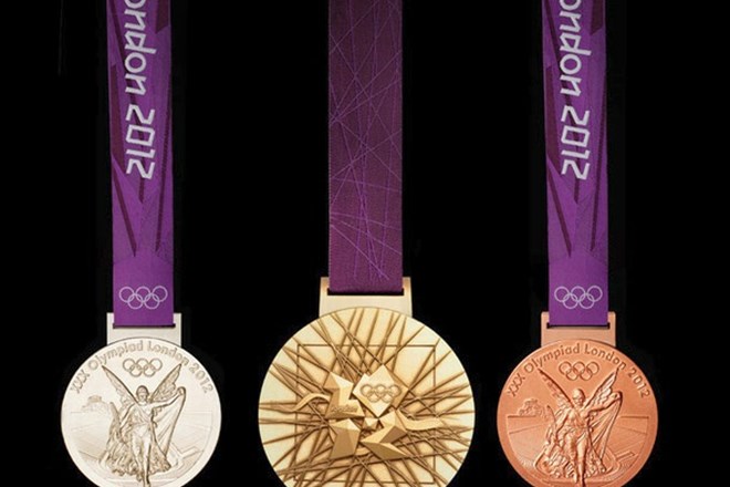 Medalje, ki jih bodo podeljevali na OI v Londonu.
