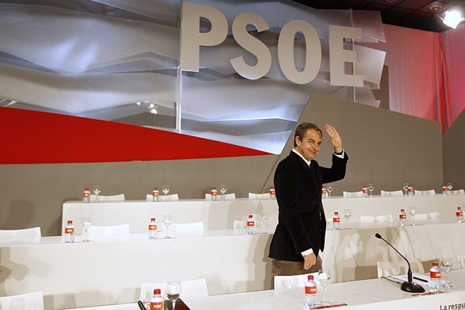 Nekdanji španski premier in vodja socialistov Jose Luis Rodriguez Zapatero