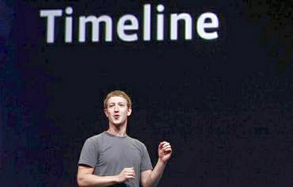 Decembra je Mark Zuckerberg predstavil časovnico.