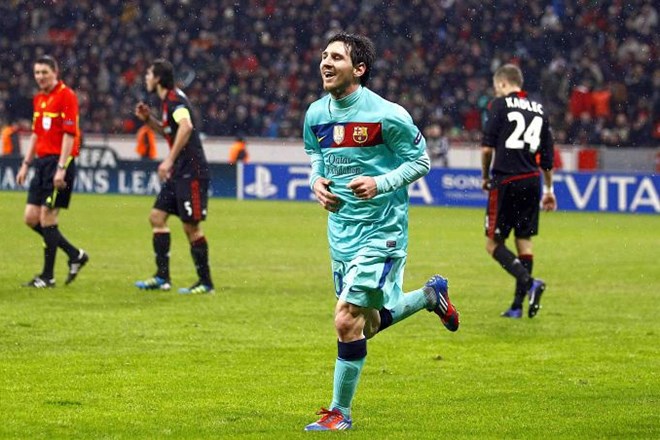 Messi je proti Bayerju dosegel zadnji zadetek na tekmi (3:1), za njegov dres pa sta se že po prvem polčasu sporekla Kadlec (v...