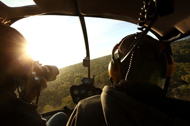 24-letnico so našli s pomočjo helikopterja. Fotografija je simbolična.