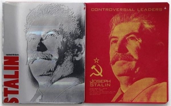 Na police ruskih knjigarn so ta teden prišli šolski zvezki s portretom nekdanjega sovjetskega diktatorja Josifa Stalina.