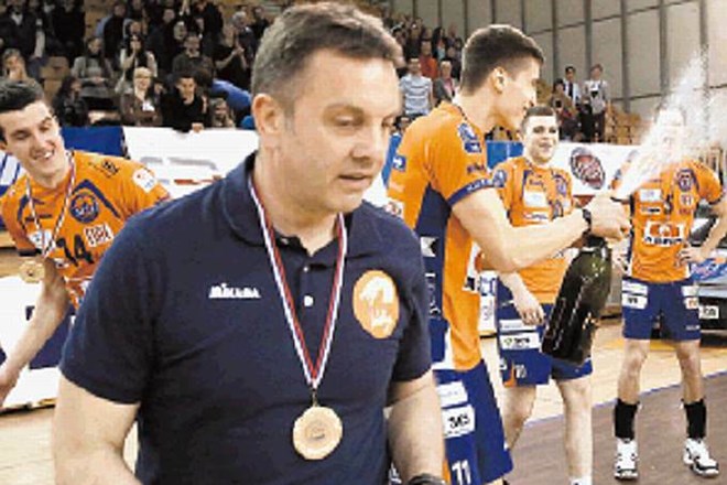 Igor Kolaković je drugič popeljal ACH Volley do naslova slovenskega prvaka, njegova zgodba v Sloveniji pa se bržčas končuje....
