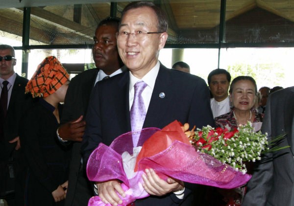 Generalni sekretar ZN Ban Ki Moon začel obisk v Mjanmaru