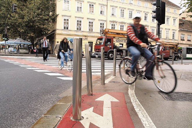 Za stebričke, ponekod so postavljeni kar na kolesarski stezi, je mestna občina v  zadnjih šestih letih namenila 160.000...