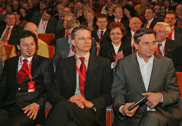 Patrick Vlačič, Igor Lukšič in Borut Pahor