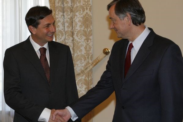Borut Pahor in Danilo Türk.