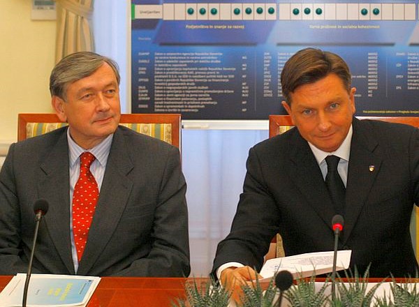 Danilo Türk in Borut Pahor