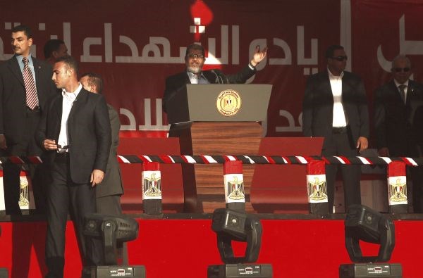 Govor novoizvoljenega egiptovskega predsednika Mohameda Mursija.