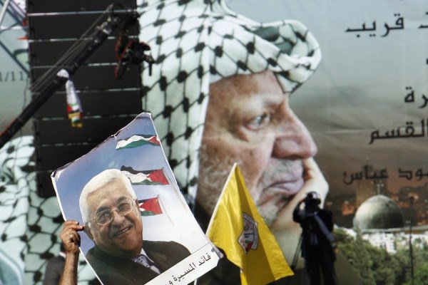 Obletnica Arafatove smrti v Ramali.