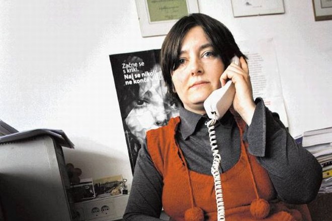 Dalida Horvat, vodja SOS-telefona.