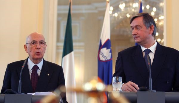 Giorgio Napolitano in Danilo Türk