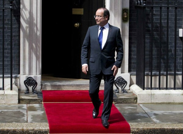 Francoski predsednik François Hollande