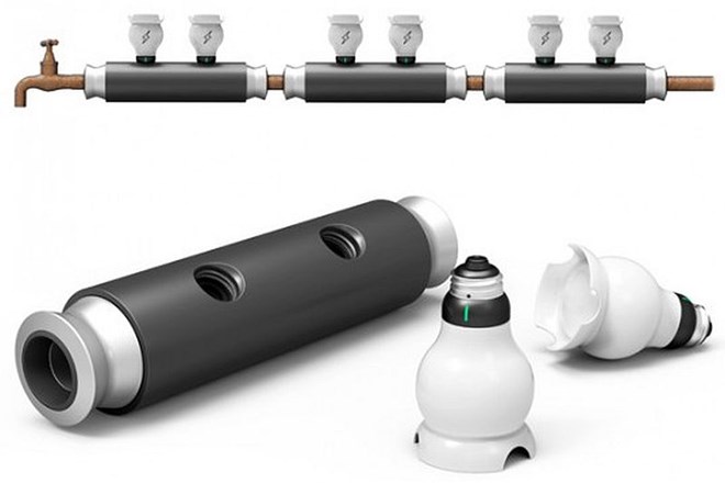 Inovacija za pipe proizvaja energijo, ko odprete vodo