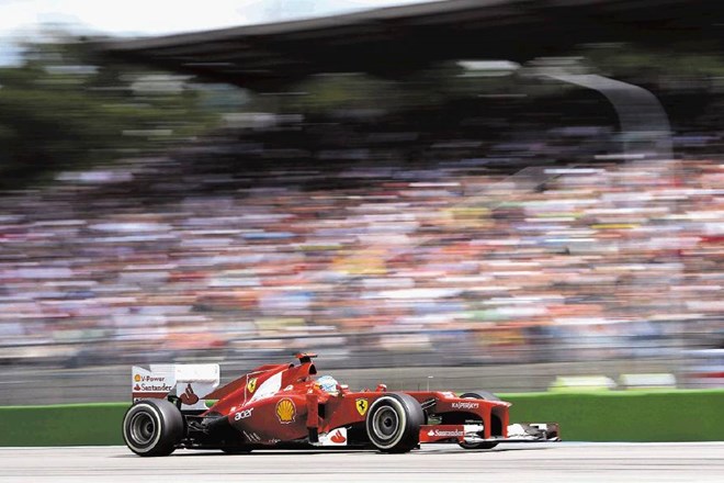 V  Hockenheimu je bil najhitrejši Ferrarijev dirkač Fernando Alonso.