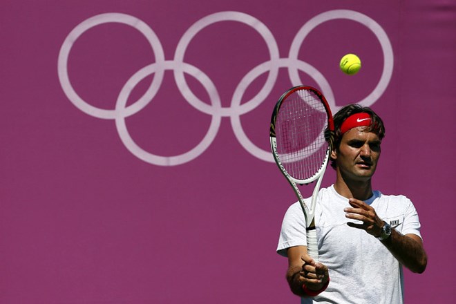 Roger Federer bo nedavno zmago v Wimbledonu poskušal nadgraditi še z zlato olimpijsko medaljo.