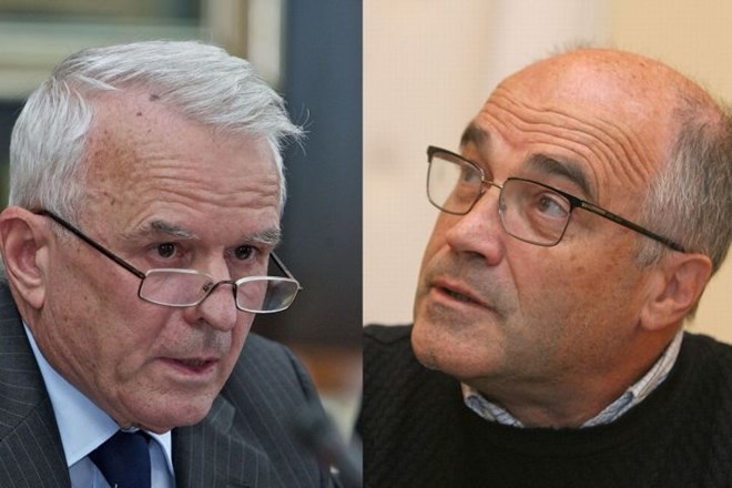 Guverner centralne banke Marko Kranjec in ekonomist Bogomir Kovač