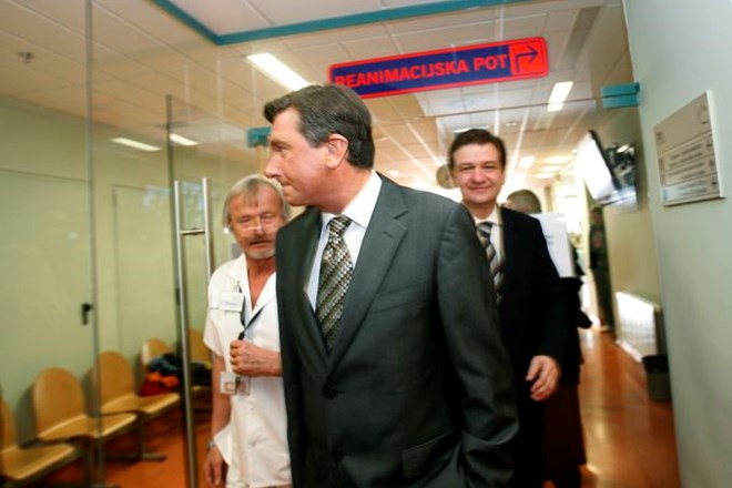 Pahor s počeno križnico v bolnišnici vsaj do ponedeljka