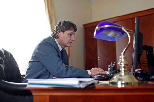 Minister za finance Janez Šušteršič.