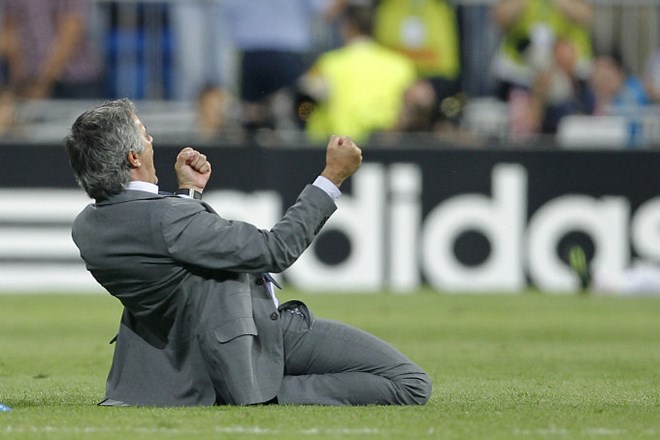 Jose Mourino je zadetek Ronalda proti Manchester Cityju po mnenju Godalla proslavil na neprimeren način.