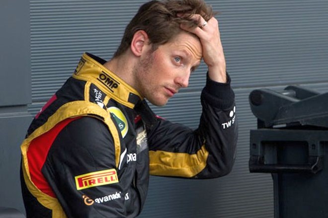 Romain Grosjean je ponovno povzročil nesrečo v prvem krogu.