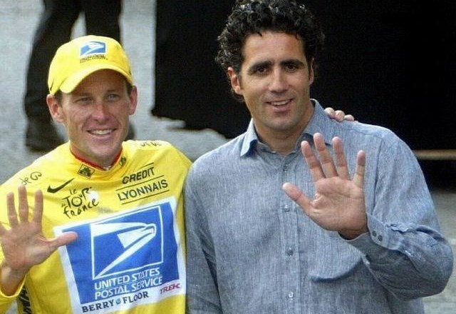Miguel Indurain (desno) je še vedno prepričan v Armstrongovo nedolžnost.
