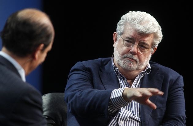 Avtor dvojne trilogije Vojna zvezd George Lucas. (foto: Reuters)