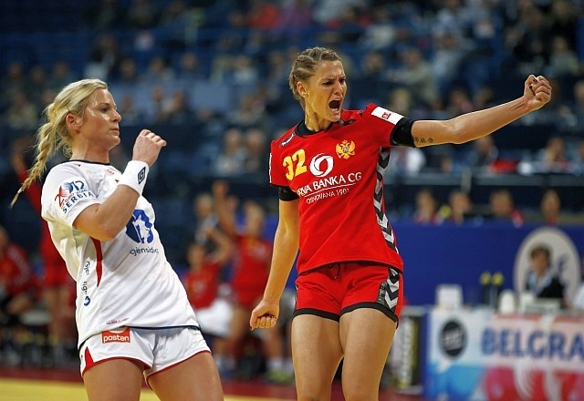 Prva strelka prvenstva Katarina Bulatović (desno) je v finalu dosegla 8 golov. 
