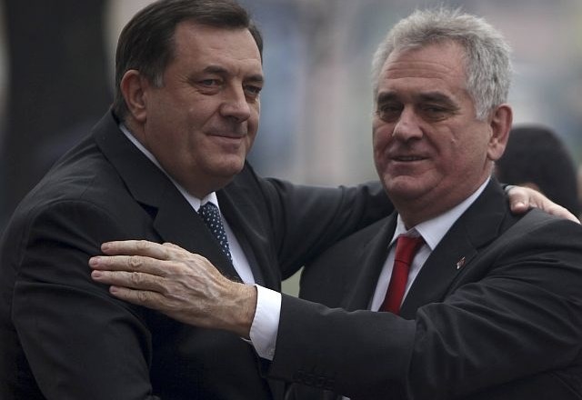 Milorad Dodik in Tomislav Nikolić. (Foto: Reuters) 