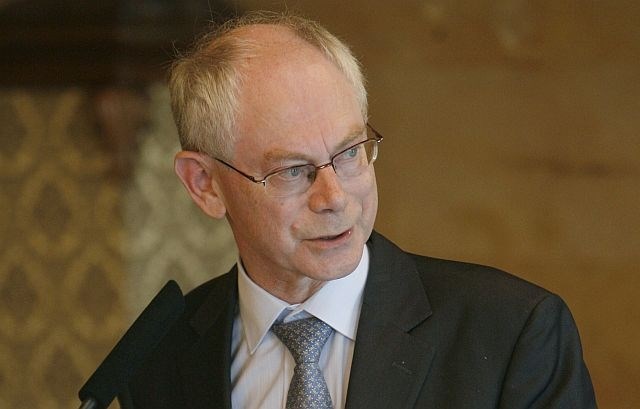 Herman Van Rompuy. (Foto: Matej Povše) 