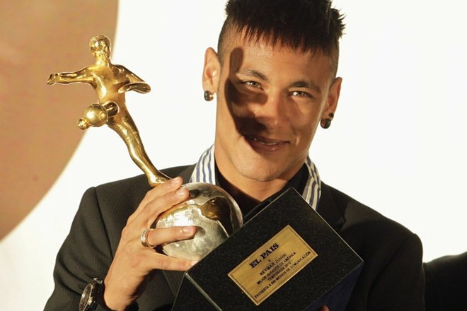 Neymar je še drugič zapored postal najboljši nogometaš v Južni Ameriki. (Foto: Reuters) 