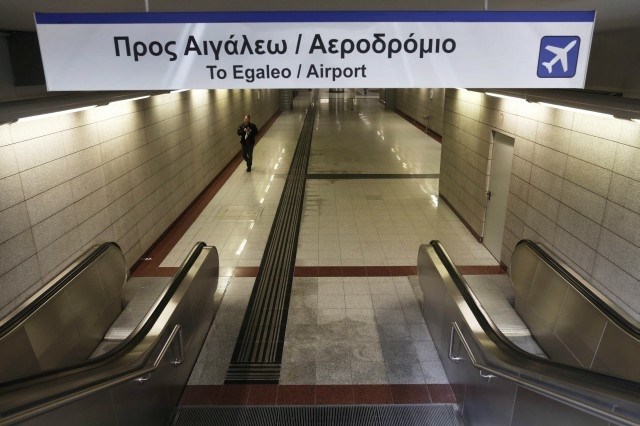 Na metroju nikogar. (foto: Reuters) 