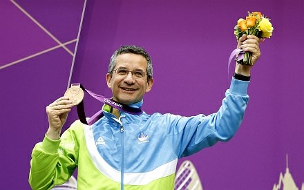 Rajmond Debevec je avgusta v Londonu dopolnil svojo zbirko olimpijskih medalj. (foto: Reuters) 
