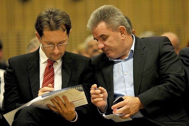 Gregor Virant in Andrej Vizjak (foto: Tomaž Zajelšnik) 