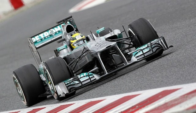 Na zadnji dan testiranj je bil najhitrejši Nico Rosberg. (Foto: Reuters) 