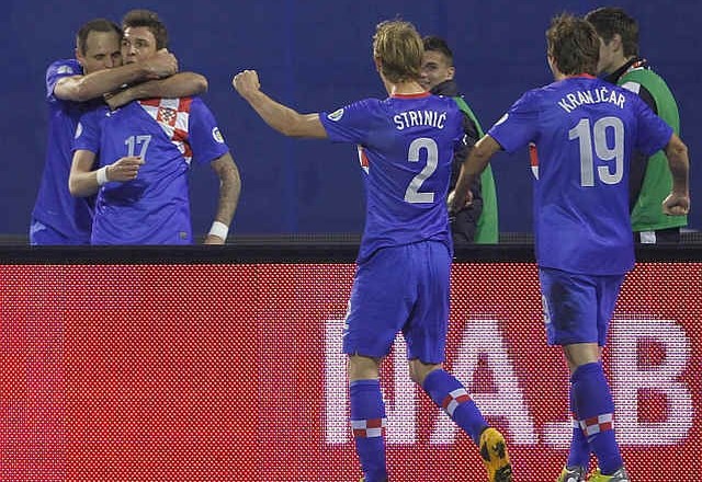 Hrvati so z 2:0 dobili derbi proti Srbiji. (Foto: Reuters) 