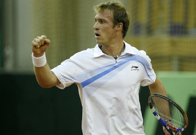 Grega Žemlja na lestvici ATP zaseda 52. mesto. (Foto: Matej Povše) 