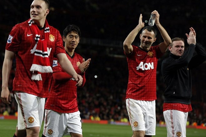 Manchester United je sinoči osvojil že svoj 20. naslov angleškega prvaka. (Foto: reuters) 