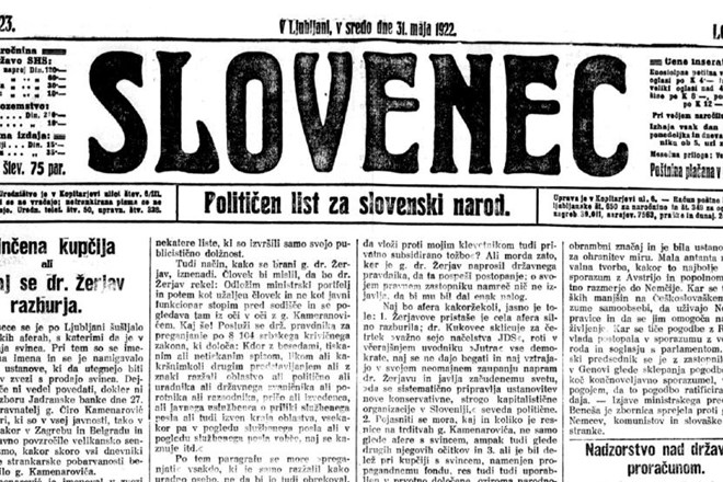Slovenec, 7.6.1922: Mar ne bi bilo bolj primerno odstopiti? 