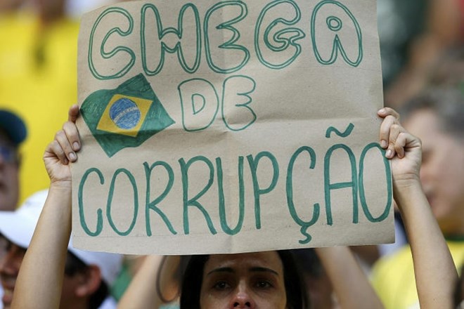 Brazilci tudi na tekmah pokala konfederacij svoji vladi sporočajo, da imajo dovolj korupcije. (Foto: reuters) 