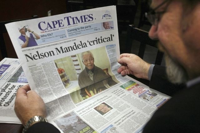Nelson Mandela še vedno v kritičnem stanju, Južnoafričani se pripravljajo na slovo