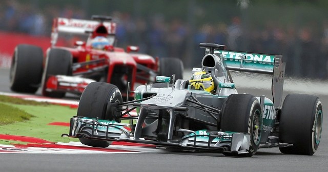 Na drugem treningu v Silverstonu je bil najhitrejši Rosberg. (Foto: Reuters) 