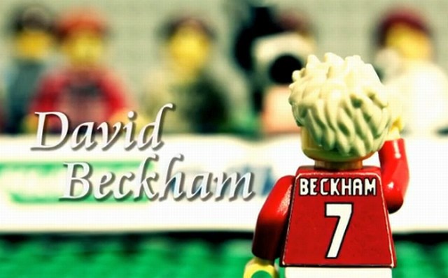 David Beckham v Lego izvedbi. (Foto: youtube) 