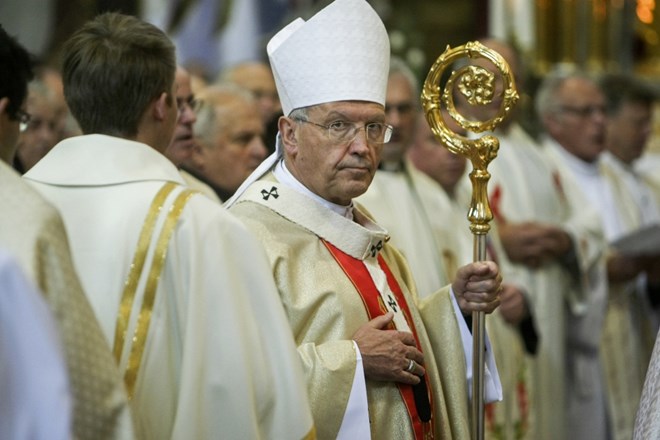 Nekdanji ljubljanski nadškof in metropolit Anton Stres    