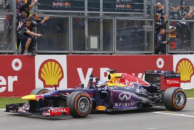 Sebastian Vettel je bil najboljši na VN Belgije. (Foto: Reuters) 