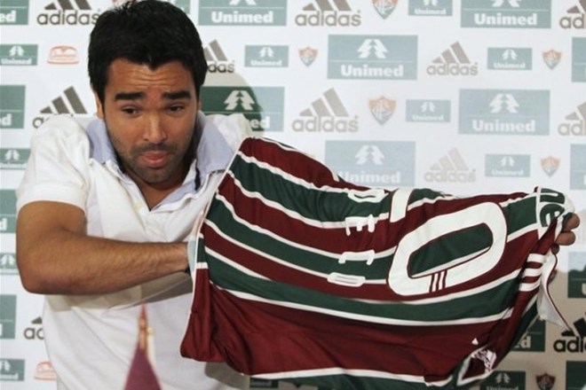 Deco je dres Fluminenseja nosil vse od leta 2010. (Foto: Reuters) 