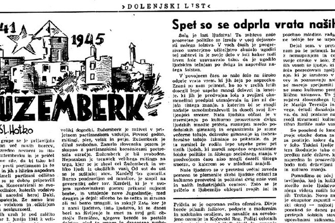 Dolenjski list 2. septembra 1952 